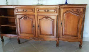 Buffet en merisier photo AVANT relooking