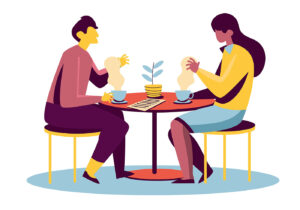 échange en face à face