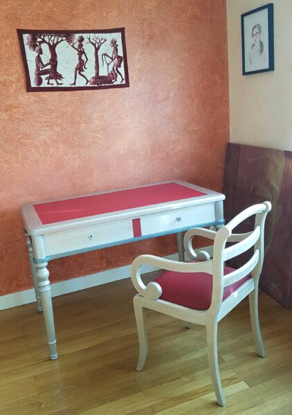 Bureau Grange et son fauteuil relooké