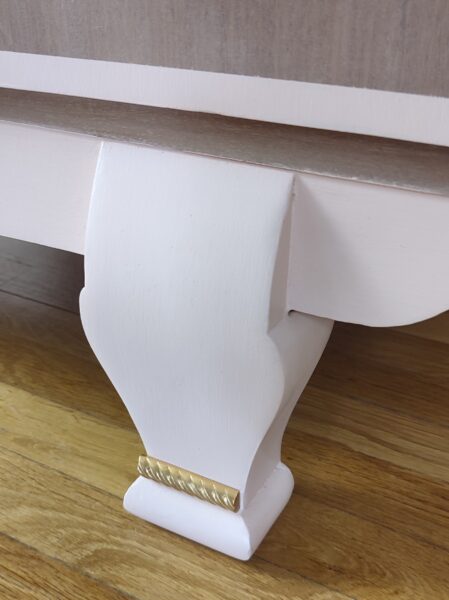 Pied enfilade Vintage ton bouton de rose